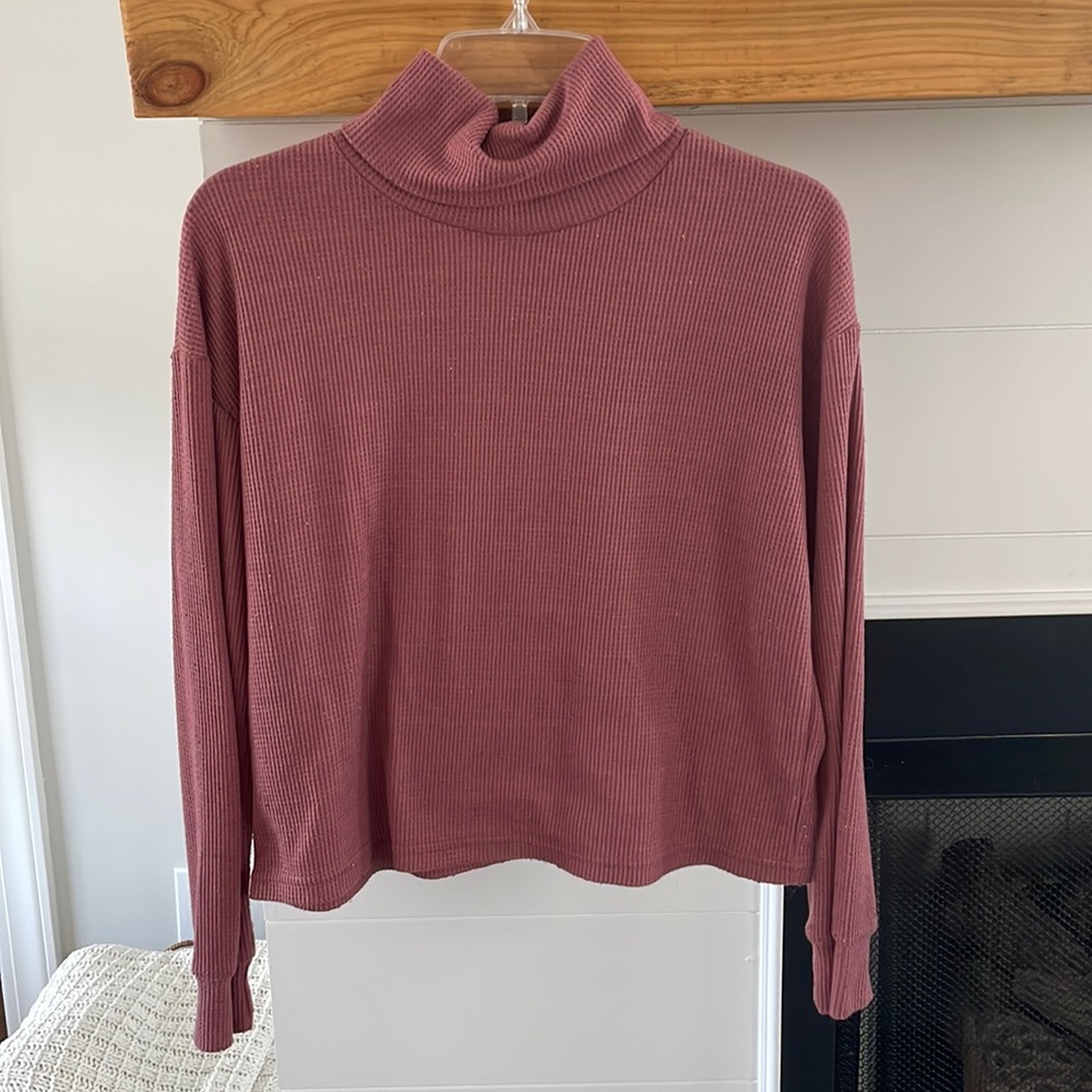 Shein Magenta Turtleneck